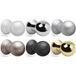 Mital NATASCHA blanc mat métal bouton de meuble - Ø 12 mm