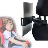 NONE Autotablethouder Hoofdsteun Verstelbaar 6,5-3,9 inch Universeel Draaibaar 360° Kinder iPad Samsung hoesje