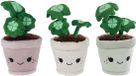 Take Me Home Pluche knuffel plant klavertje-4 19cm multi kleuren speelgoed
