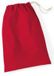 Westford Mill Cotton Stuff Bag WM115 - Classic Red - XS (14 x 20 cm)