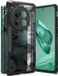Ringke Fusion X | Hoesje Geschikt voor OnePlus 12 | Back Cover | Militaire Standaard | Camo Zwart