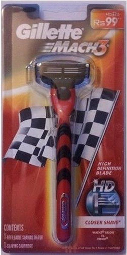 Gillette Mach3 Scheermes + 5 extra mesjes