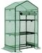 StarTech Mini-broeikas - Kweekkas - 3 planken - Opklapbare deur - Metalen frame en PE-afdekking - Groen