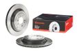 Brembo 09.R124.21 disque de frein ventilé avec revêtement UV arrière MERCEDES-BENZ OE# A1644230612