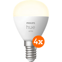 Philips Hue White E14 LED Lamp - 4-pack