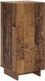 vidaXL Dressoir Oud hout 33,5 x 34,5 x 75 cm Bewerkt hout