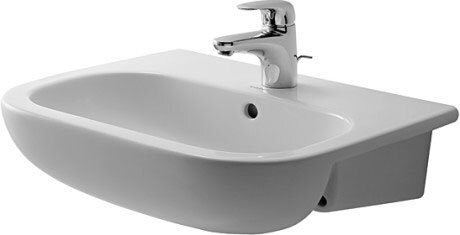 Duravit D-Code Semi-recessed washbasin