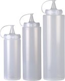 Urban Living Doseerflessen/Sausflessen - Set 3x - Met Schenktuit - 400/700/1000 ml