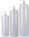 Urban Living Doseerflessen/Sausflessen - Set 3x - Met Schenktuit - 400/700/1000 ml