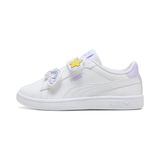 PUMA Smash 3.0 Badges sneakers voor Dames, Wit, Maat 32
