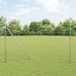 vidaXL Euro-hek met grondbevestiging 10 x 1,5 m gegalvaniseerd staal