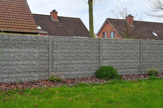 Intergard Beton schutting Rockstone enkelzijdig 200x231cm