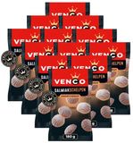 Venco Salmiakschelpen 12 x 180 gram – Knapperige Drop met Romige Salmiakvulling