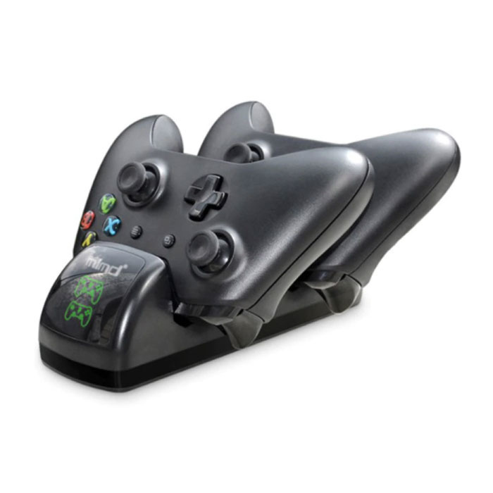 mimd Oplaadstation voor Xbox One X/S Charging Dock Station voor Controller - Dual Laadstation met 2x Herlaadbare Batterij