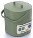 GFT kitchen bin - 6 liter - With hanging lid and inner sieve - Vert - Dishwasher safe