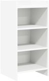 vidaXL Dressoir Wit 40 x 36 x 80 cm Bewerkt hout