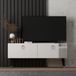 Hanah Home Stijlvolle witte tv-standaard, 120 x 30 x 50 cm