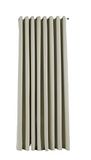 Gardinenbox Newyork 201920600 Gordijn ondoorzichtig, beige, 245 x 295 cm, verduisterend, thermisch, met oogjes, geluidsisolerend, Oeko-Tex gecertificeerd, uv-bescherming
