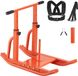 VEVOR Gewichtsslee Power Sled Fitness 25/51mm Schijven Training Oranje