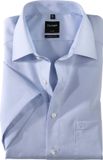 OLYMP Luxor modern fit chemise - manche courte - bleu clair - Repassage facile - Tour de cou : 44