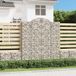Maison Exclusive - Geknoopte gaasbakken, 7 stuks, 200x30x220/240 cm, verzinkt staal