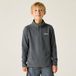 Regatta Kids Hot Shot II Halve Ritssluiting Fleece Grijs Unisex Polyester Maat 152