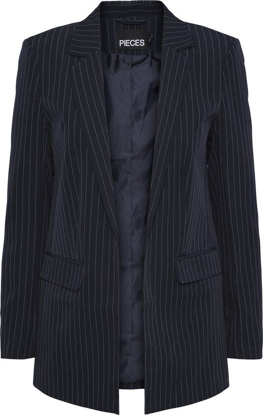 PIECES PCBOSSY LS LOOSE STRIPED BLAZER NOOS - Sky Captain - XL
