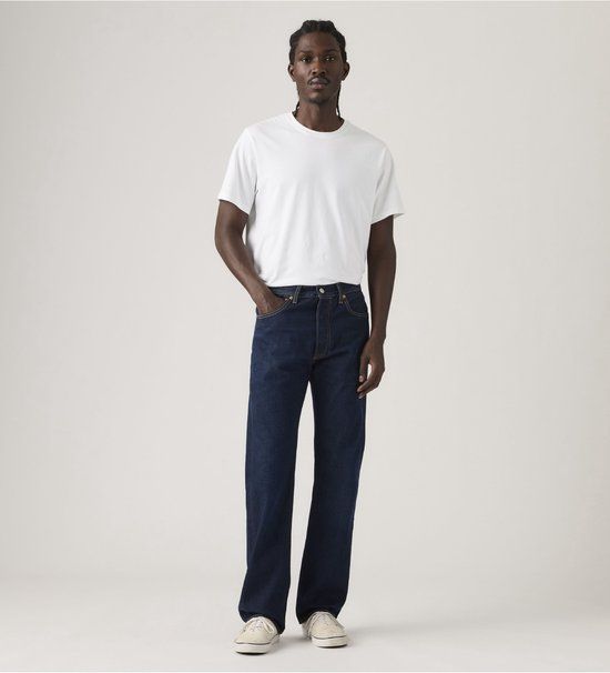 Levi's 501 Original Stretch Jeans Donkerblauw W34 x L34
