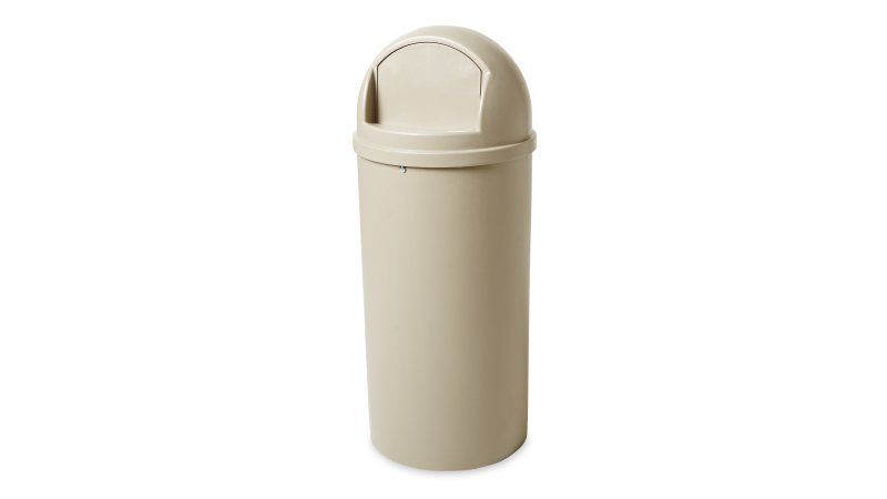 Rubbermaid FG816088BEIG Vuilnisbak - 56 Liter - Beige - Rond