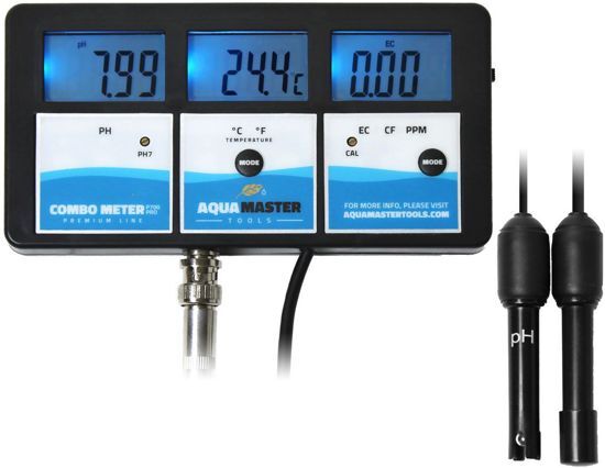 Aqua Master Tools Combo meter PH/EC CF/PPM en TEMP. P700Pro
