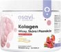 Protein Arena Osavi Collagène Cheveux, Peau et Ongles, poudre, saveur rhubarbe-fraise, 150 g