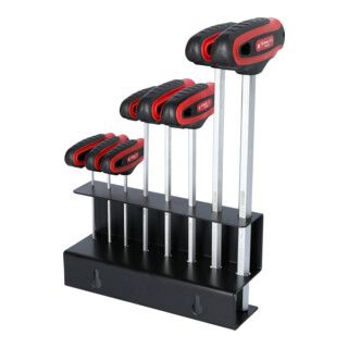 KS Tools ERGOTORQUEplus T-greep inbussleutelset - 8-delig
