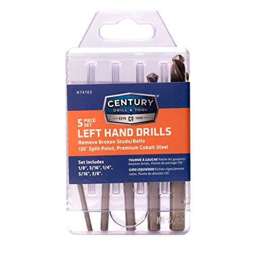 Century Drill & Tool Linkerhand Kobalt Jobber Boor - 5 Pc (74105)