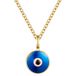 Glanzstücke München Ketting blauw / goudgeel