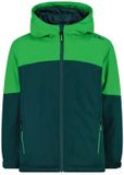 CMP Waterdichte kinderjas met capuchon, Polyester, Maat 16 jaar, Alpine/Deep Mint