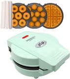JAP Appliances Dough Joy 3in1 wafelijzer, Donutmaker, cake pop maker - Groen