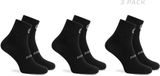 Rogelli Kids Core Kinderen 3 pack Fietssokken - Vochtregulerend - Zwart