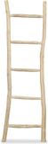vidaXL Handdoekenladder met 5 sporten 45x150 cm teakhout