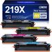 219X set de 4 cartouches de toner avec puce, noir, cyan, magenta, jaune