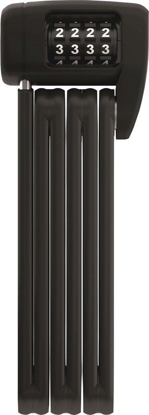 ABUS Bordo Combo Lite 6055C/85 Vouwslot - Black SR - 85 cm