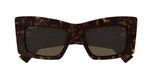 Gucci GG1842S Lunettes de soleil femme Havana Papillon Marron 53mm