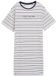 Tom Tailor Nachthemd met streeppatroon - Maat M/38 - white-medium-horizontal stripe