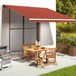Maison Exclusive - Pièce de rechange pour store, orange et marron, 450x350 cm, polyester