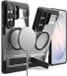 Ringke UX Magnetic - Hoesje Geschikt voor Samsung Galaxy S26 Ultra - Compatibel met MagSafe / Qi2 - Rugged Back Cover met Standaard - Transparant