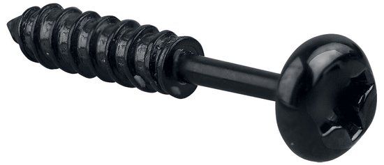etNox hard and heavy etNox Screw Unisex Oorbellenset - Zwart