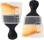 Brosse de nettoyage de voiture sans marque - Jeu de 2 pièces - Noir