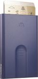 Ogon Designs Slider Pasjeshouder - 6 pasjes - Aluminium Creditcardhouder - RFID Anti-Skim - Navy Blauw