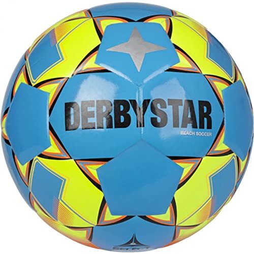 Derbystar Beach V22 Voetbal Blauw Geel Oranje 5
