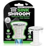 Tubshroom SinkShroom Wastafel, Silicone, Chroom, 1" -1.4"