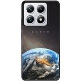 Verstevigd hoesje met sublimatie bedrukking, compatibel met Xiaomi 14T 4G Earth